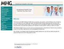 Tablet Screenshot of mhgdoctors.com